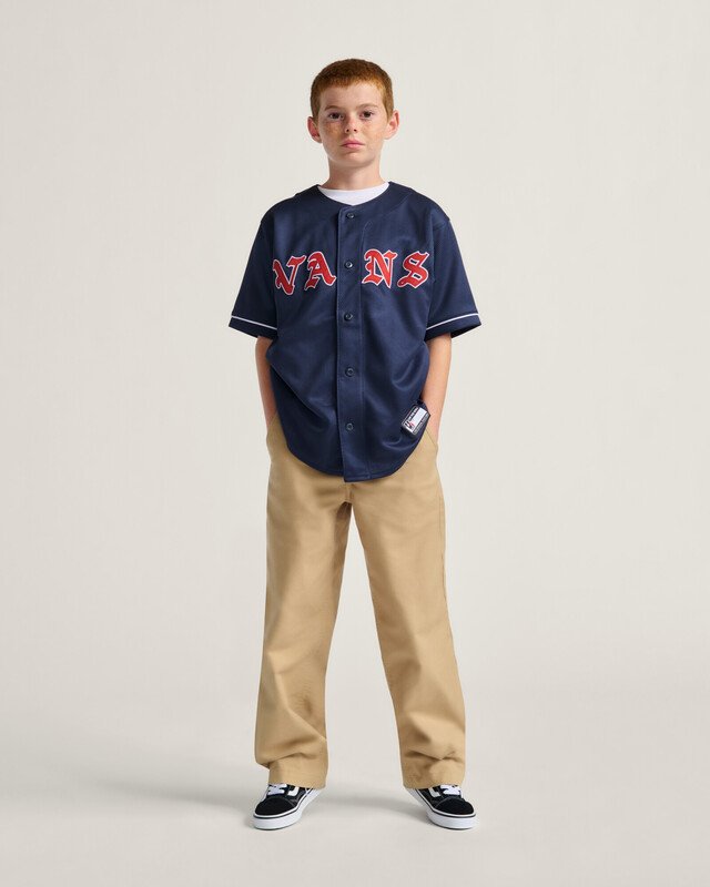 Camisa Ye Olde Vans Baseball Jersey By Ss Beasebal Parisian Night Infantil