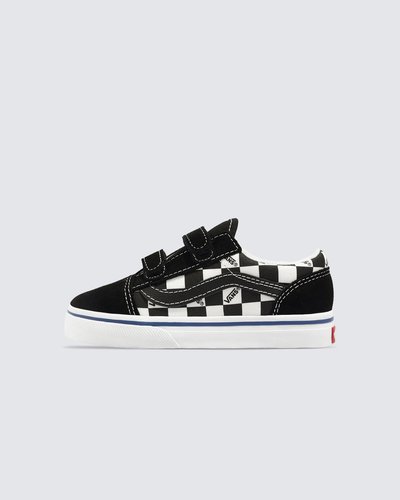 Ícone SideStripe™ desenvolvido especialmente para crianças. O Tênis Old Skool Logo Check Black White Infantil feito para os pequenos traz a icônica Sidestripe™ e o estilo atemporal da Vans aos pezinhos. Projetado com durabilidade e conforto em mente, possui fechos de velcro para fácil colocação e retirada, tornando-o perfeito para crianças prontas para explorar. Um verdadeiro clássico, reinventado para a próxima geração.