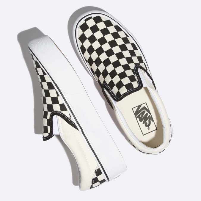 Tênis Slip-On Platform Checkerboard