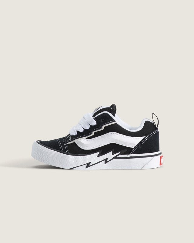Tênis Knu Skool Black White Infantil