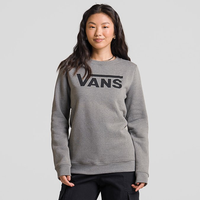 Moletom Classic V Crew Grey Heather