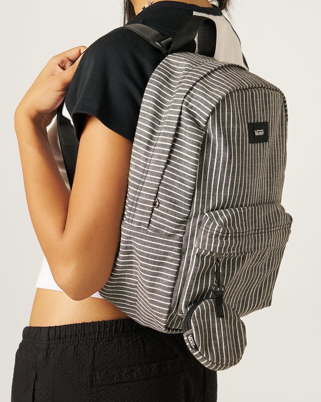 Mochila Mini Old Skool White Black Checkerboard