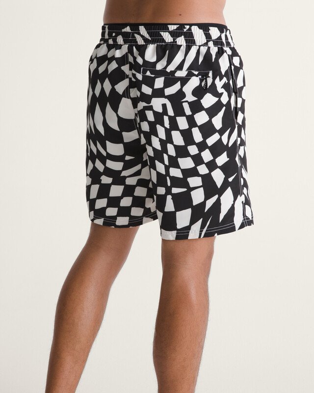 Boardshort Elastic Primary Ii Black White