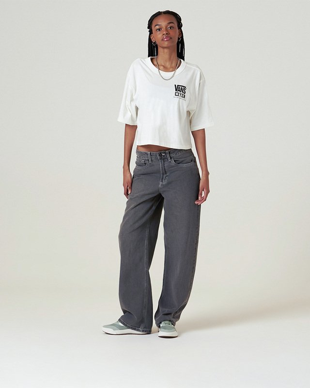 Camiseta Ss Mte Vantage Point Boxy Shirt Tee Egret