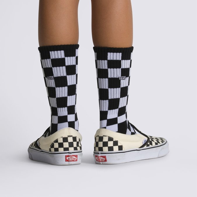 Meia Checkerboard Crew Infantil