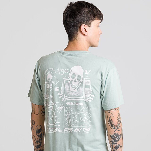 Camiseta Crazy Eddy SS Gray Mist
