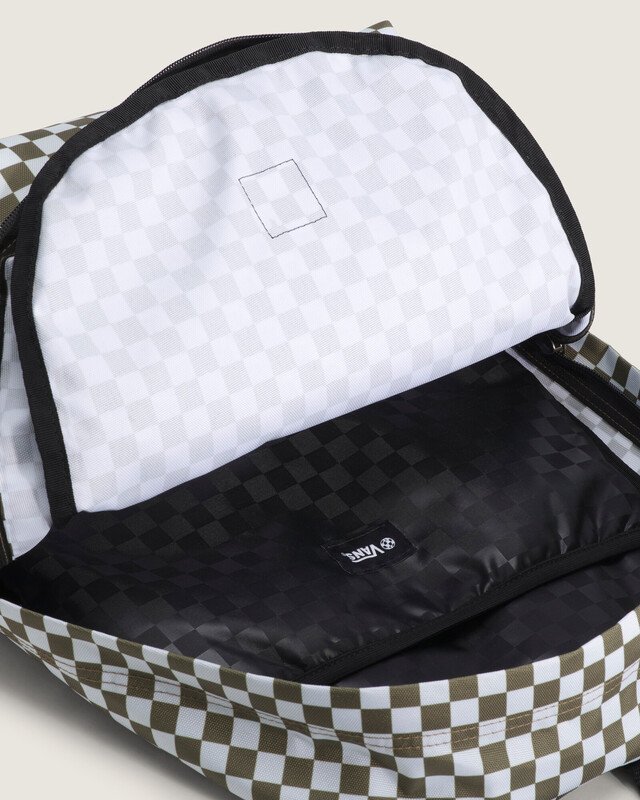 Mochila Old Skool Check Olive Brown