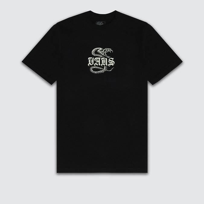 Camiseta Bone Yard Ss Black Infantil