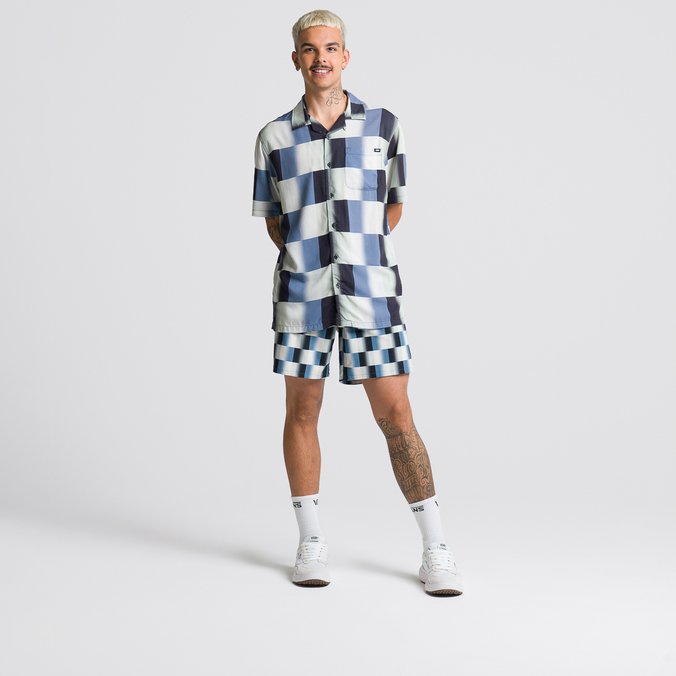 Boardshort The Daily Checkerboard Copen Blue