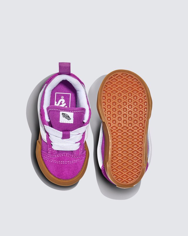 Tênis Knu Skool Elastic Lace Bright Gum Willowherb Infantil