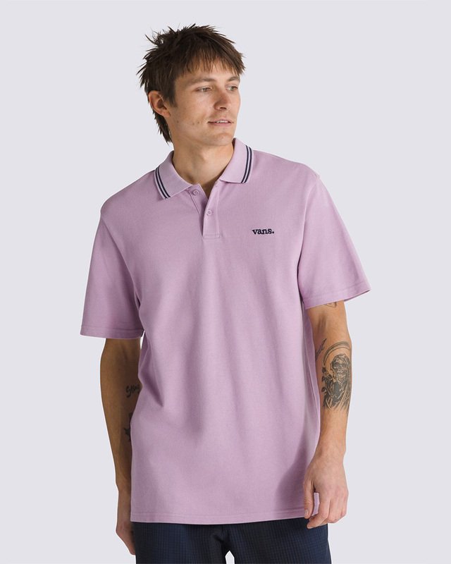 Camiseta Halecrest SS Polo Lavender Mist