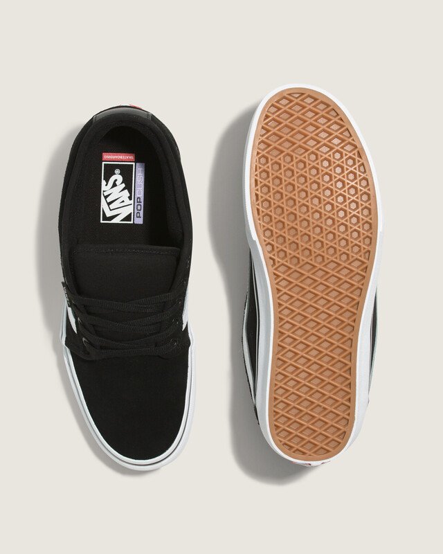 Tênis Skate Chukka Low Sidestripe Black White | Vans