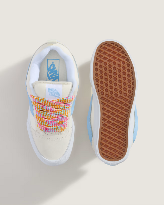 Tênis Knu Skool Fat Lace Oversized White Blue