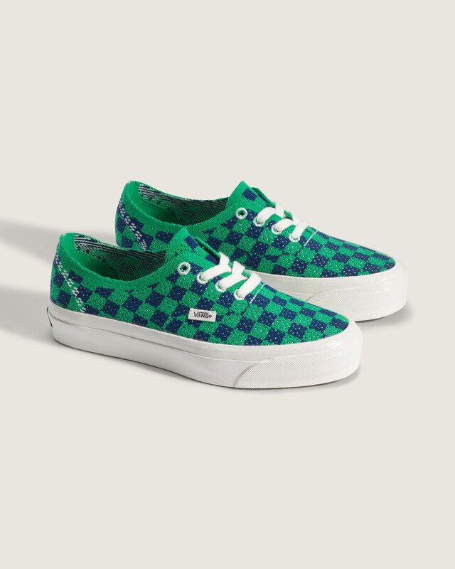 punkandyo bans 靴　26.5 Tênis Authentic Lx Punk Check Green Navy | Vans