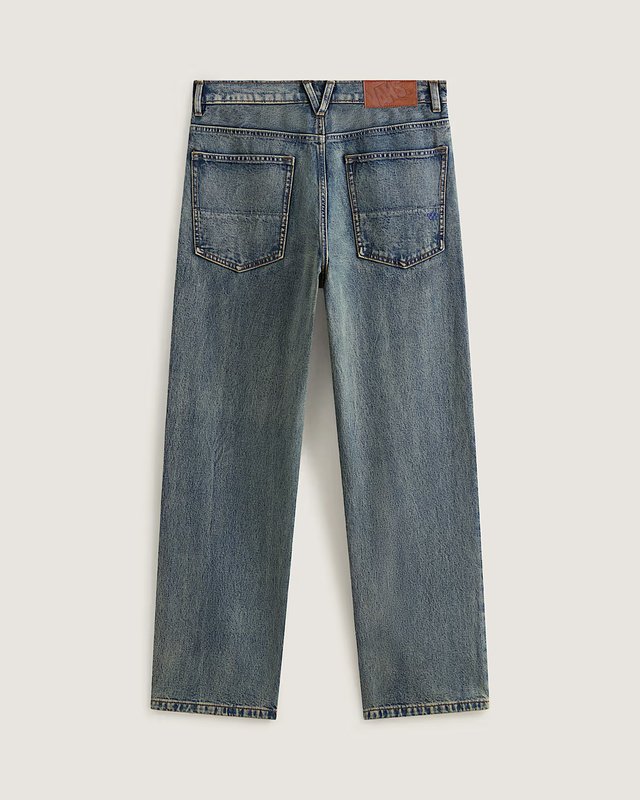 Calça Check 5 Loose Denim Dirty Wash