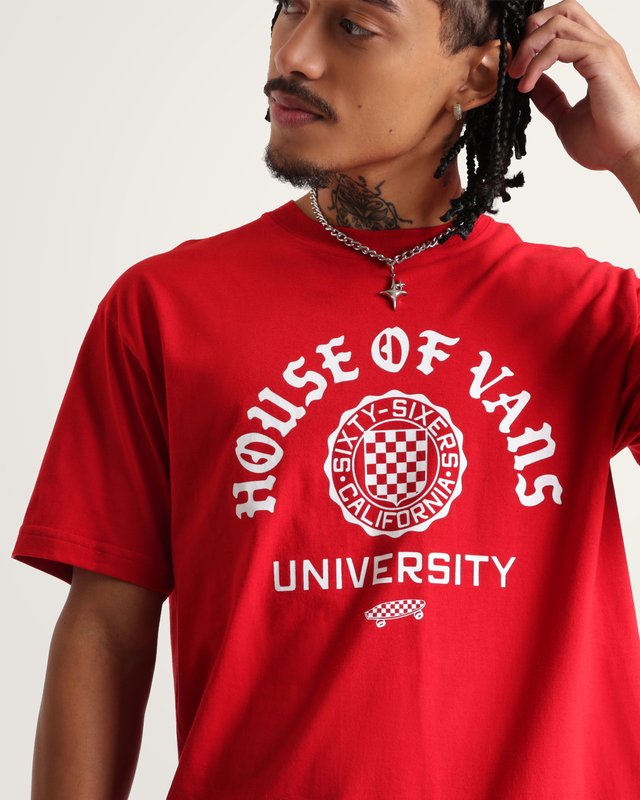 Camiseta Manga Curta House University Racing Red