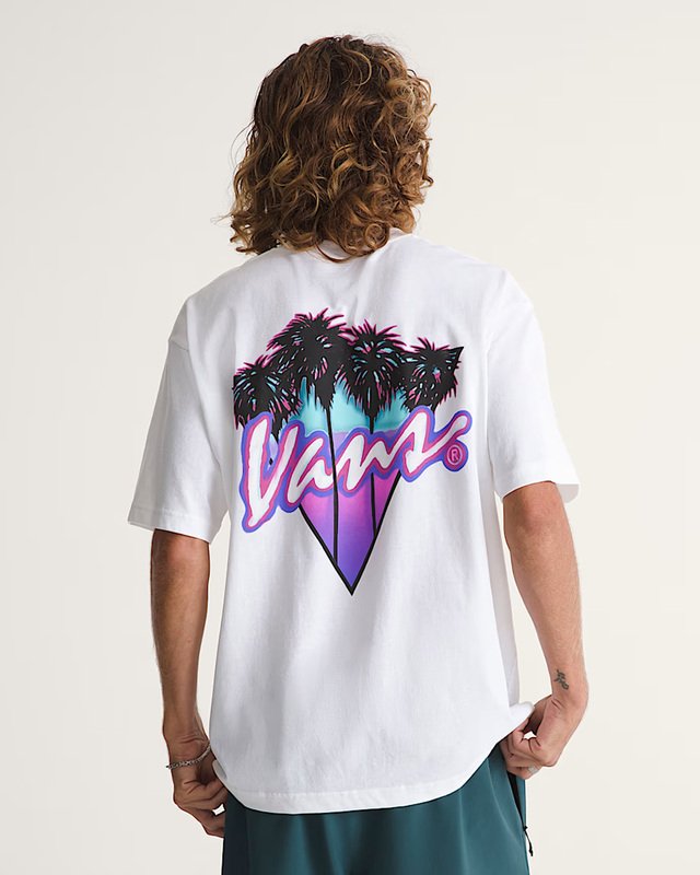 Camiseta Palm Drive White