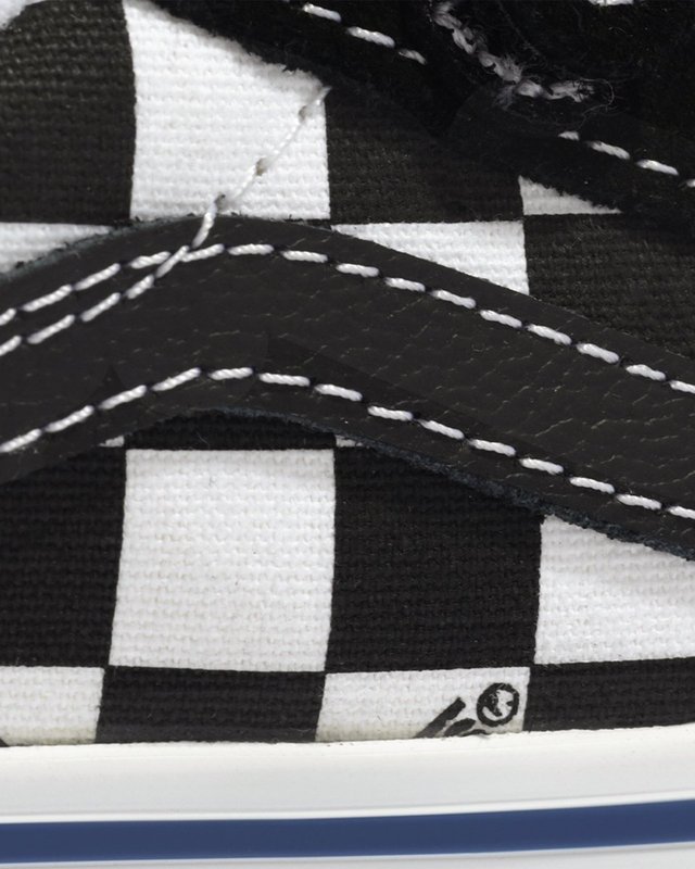 Tênis Old Skool Logo Check Black White Infantil