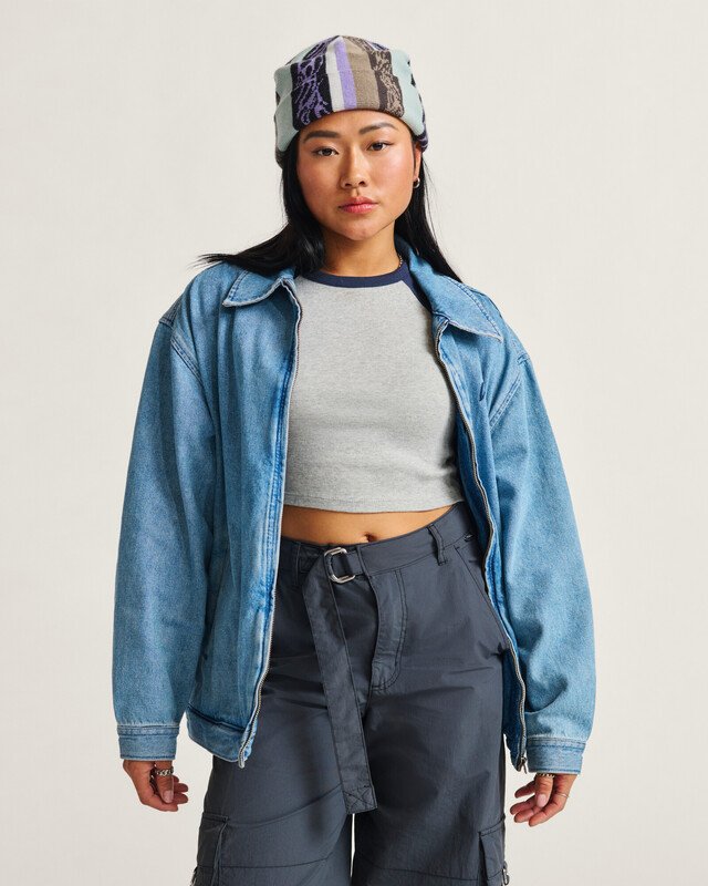 Jaqueta Stone Wash Blue