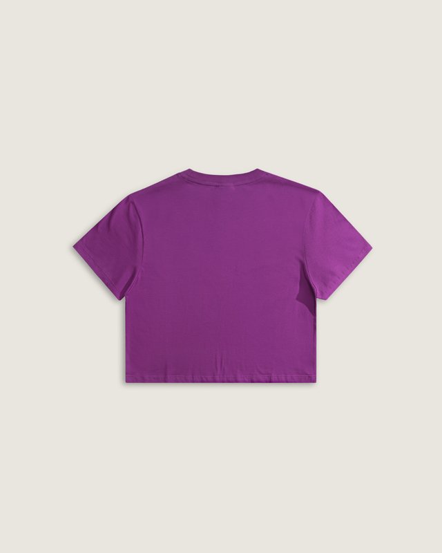 Camiseta Manga Curta Cropped Flying V Mystic Mulberry