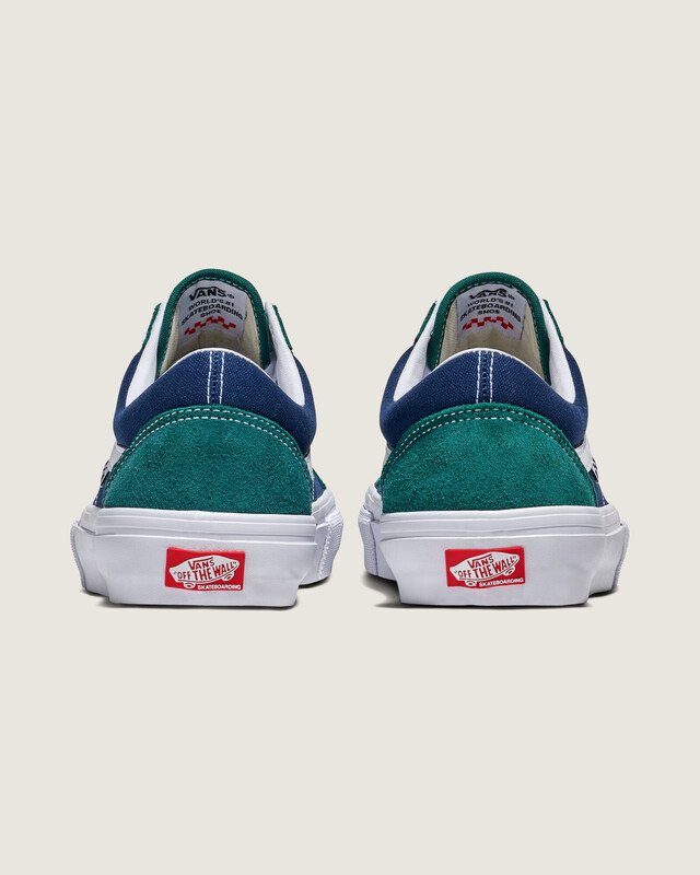 Tênis Old Skool Skate Tartan Green Blue