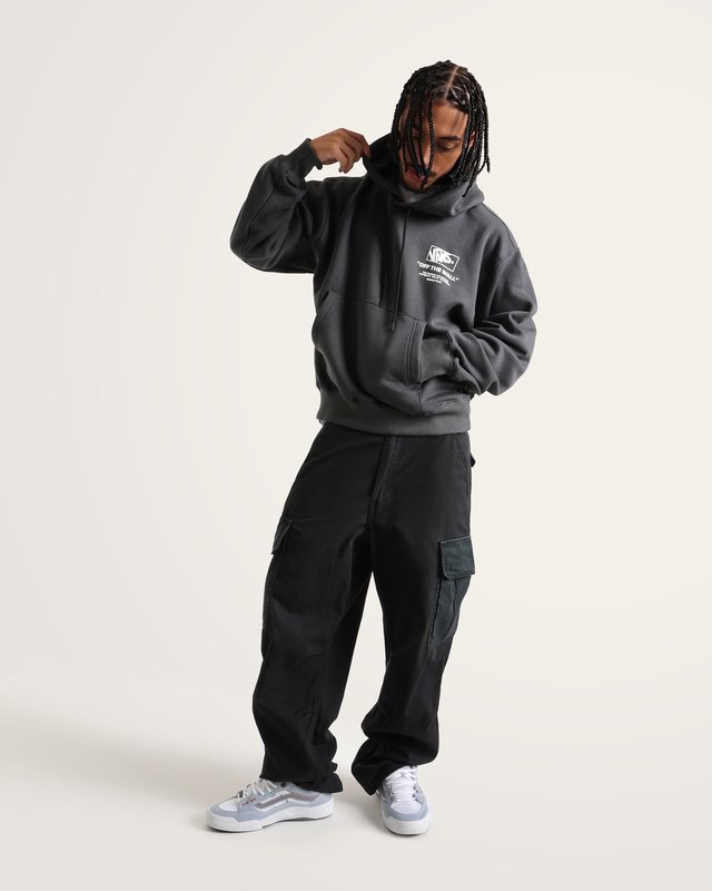 Moletom Stacked Hi Pullover Charcoal Grey