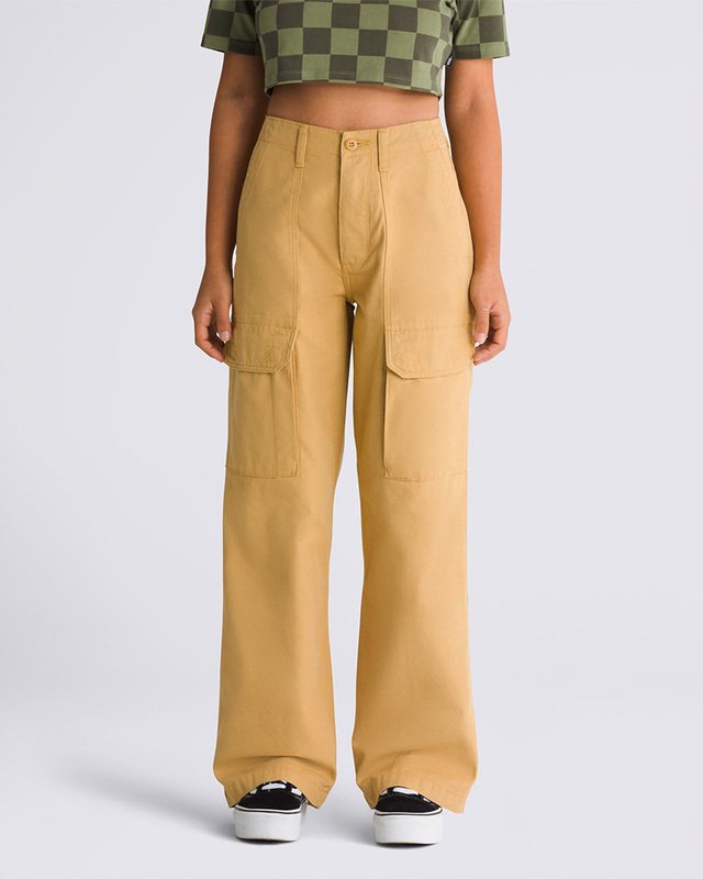Calça Arroyo Wide Leg Cargo Pant Seasonal Hero: Authentic Pig Suede Gum Antelope