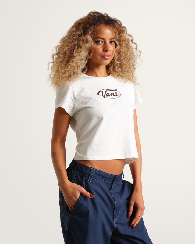 Camiseta Manga Curta Ronde Vans Marshmallow