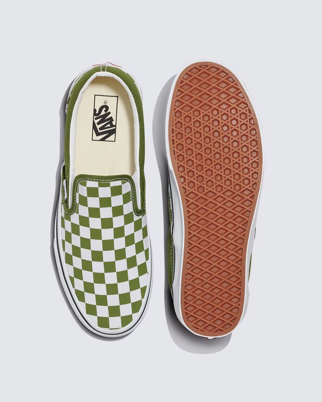 Tênis Slip-On Checkerboard Pesto