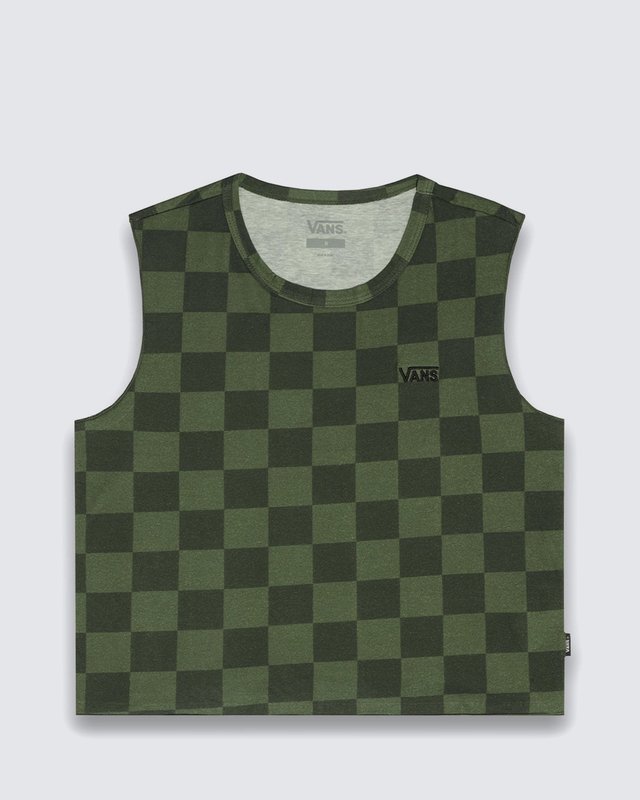Camiseta Checker Olivine Tank Olivine