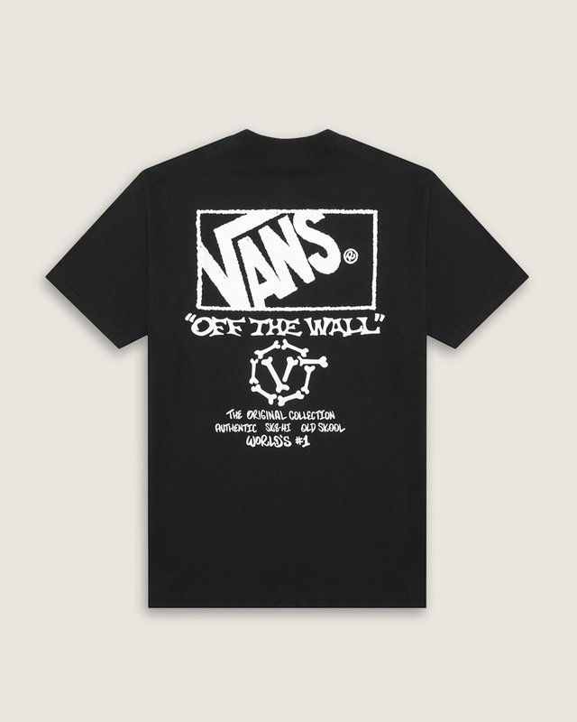 Camiseta Ss Circle Bones Black