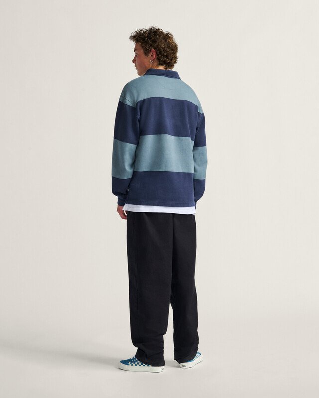 Calça Range Baggy Tapered Elastic Waist Zahba Mid Domond Black