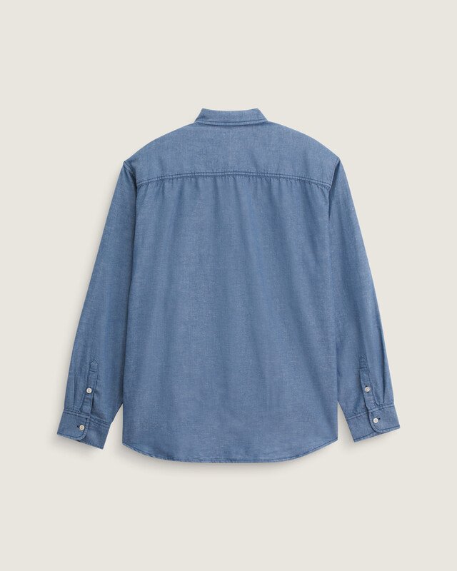 Camisa Manga Longa Lawson Solid Oxford True Navy