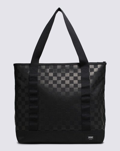 As bolsas Vans carregam versatilidade e irreverência em peças icônicas e atemporais. Construída para descomplicar totalmente sua rotina, trazer praticidade e um estilo autêntico, que só a Vans te proporciona. Isso é “Off The Wall” na essência. Confeccionada em poliéster reciclado, a clássica Bolsa Pergs Dx Tote Upland Black Black apresenta a icônica estampa em checkerboard por toda a peça. Com espaço amplo e compartimento principal com capa acolchoada que comporta notebook e fecho de correr, uma bolsa sacola versátil e estilosa para usar todos os dias.