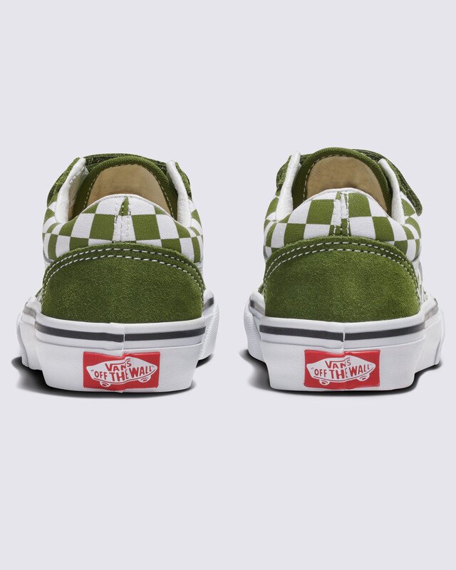 Tênis Old Skool Checkerboard Pesto Infantil