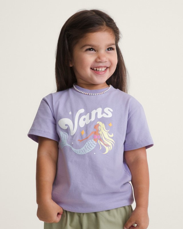 Camiseta Manga Curta Mermaid Soft Orchid Infantil