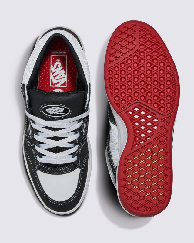 Tênis Skate Zahba Mid Black White Red