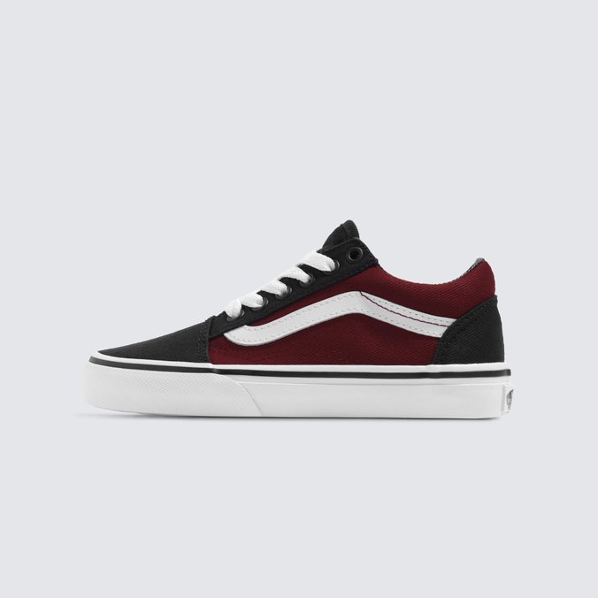 Tênis Old Skool Twill Red Multi Infantil