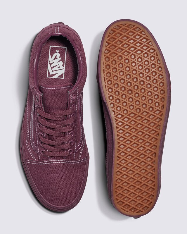 Tênis Old Skool Pastel Mono Vacation Casuals Plum Wine