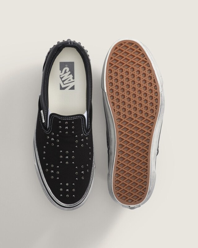 VANS studs slip-on スタッズ Tênis Slip-On Pearlized Black Black | Vans