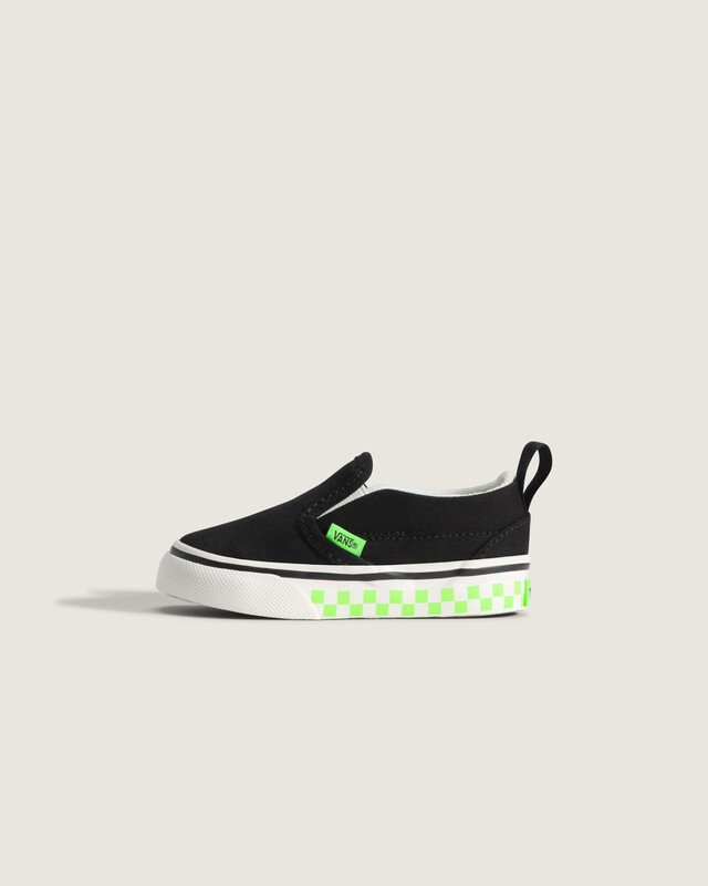 Tênis Slip On Glow Black Green Gecko Infantil