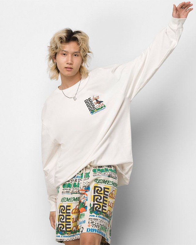 CAMISETA LS VANS X ECO POSITIVITY NATURAL Vans