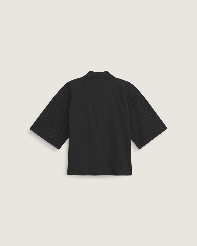 Camisa Manga Curta Dewey Top Black