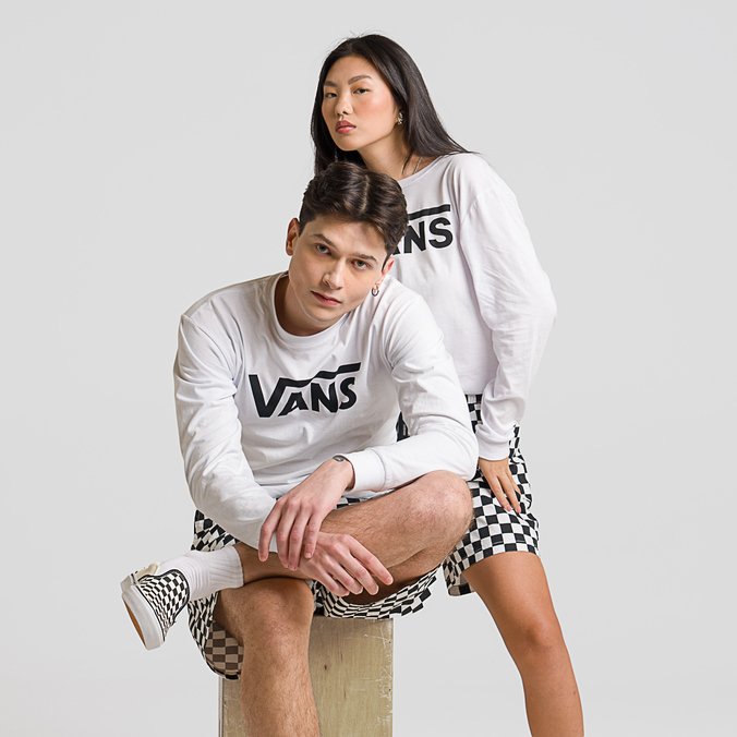Camiseta Vans Classic White Black