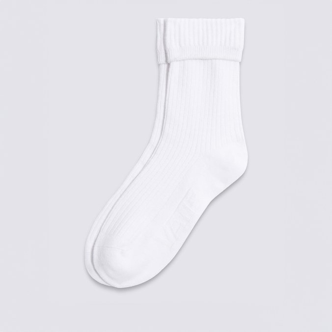 Meia Cuff It Half Crew Lx White