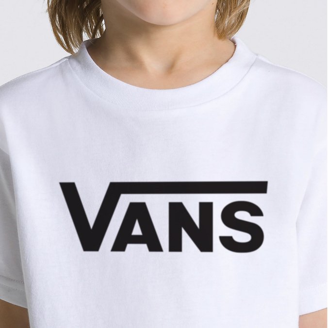 Camiseta Flying V Crew Infantil White