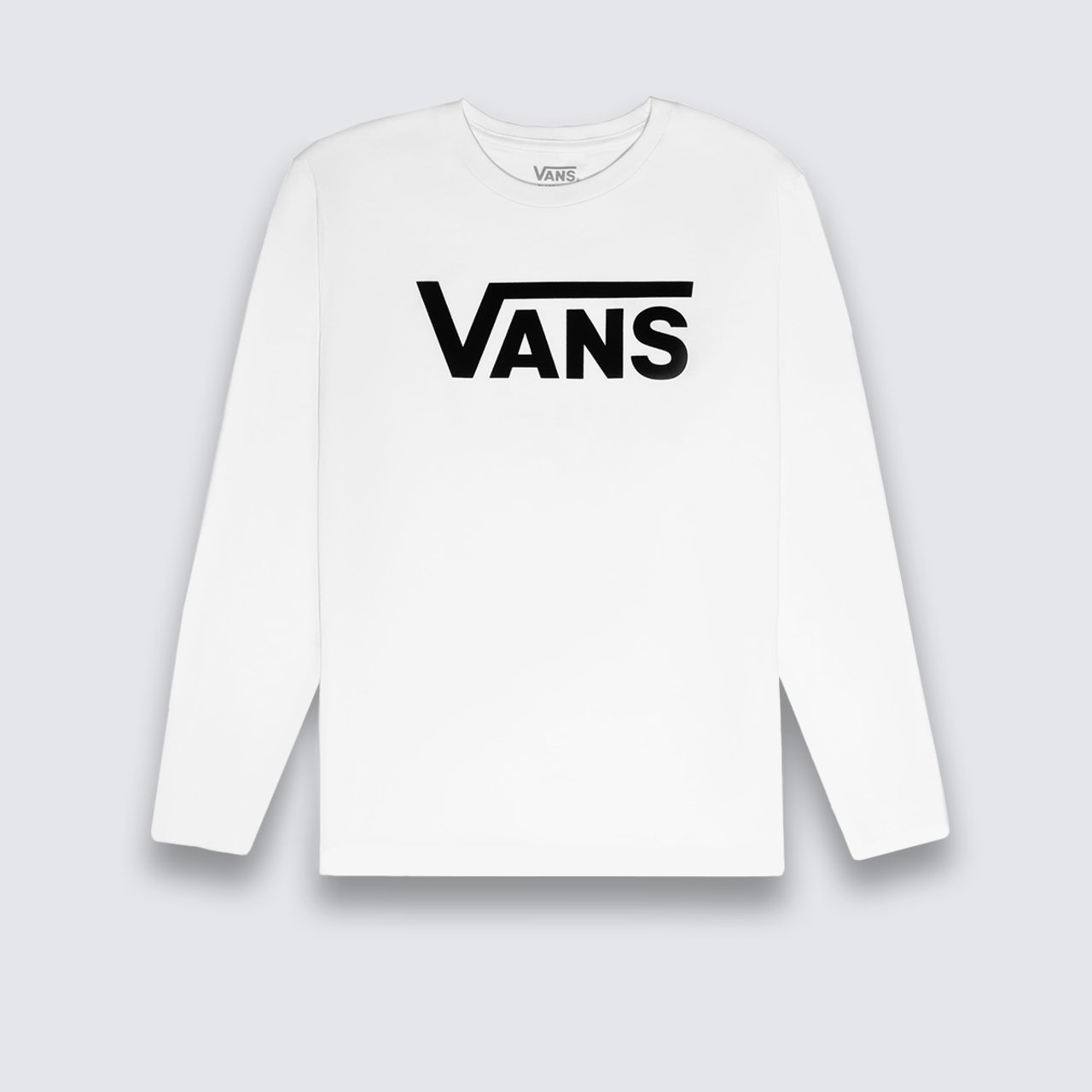 Camiseta Vans Classic Infantil White Black