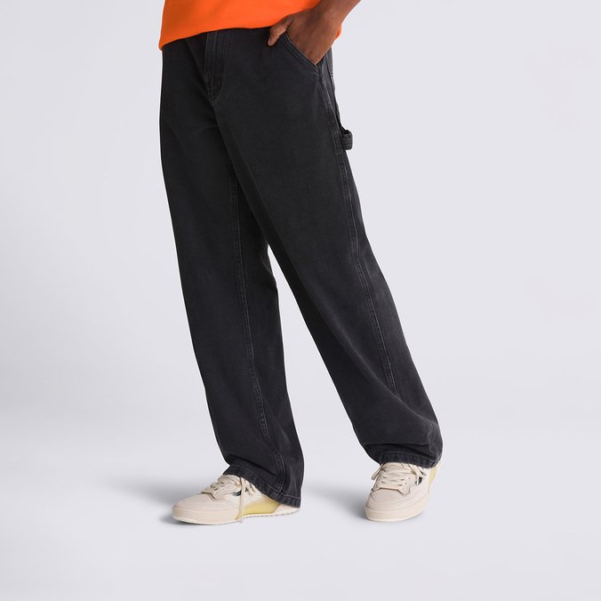 Calça Drill Chore Ave Relaxed Carp Denim Pant Ave 2.0 Knit Pirate Black