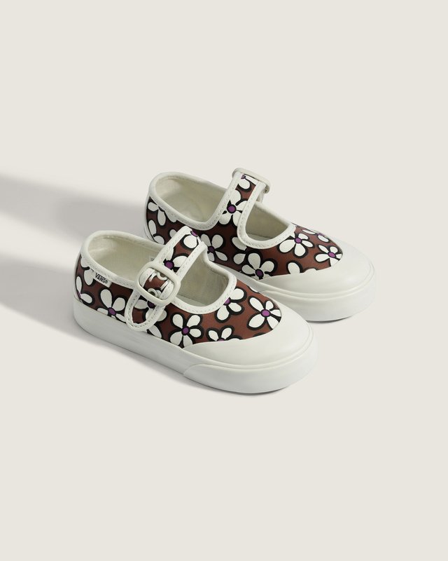 Tênis Mary Jane Painted Floral Rust Infantil