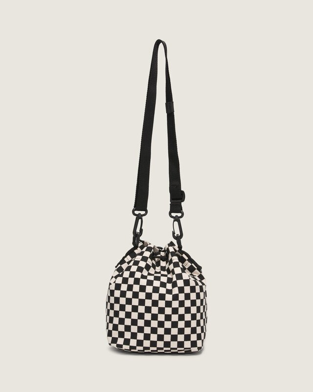 Bolsa ABD Bucket Bag Black White